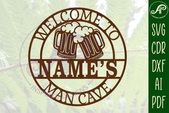 Customizing Your Space with a Man Cave Sign Beer Theme SVG Cut File