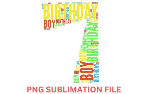 Designing a Memorable 7th Birthday with a Custom PNG Sublimation File