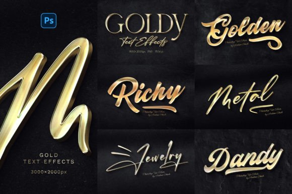 Gold Text Effects: Elevating Your Designs with Luxury and Precision