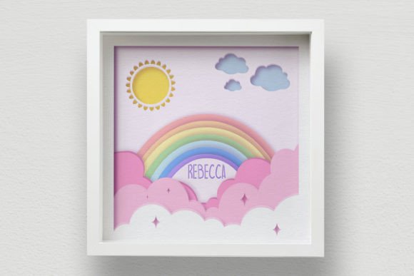 Integrating the 3D Baby Shower Box SVG, Rainbow Layered into Your Creative Workflow