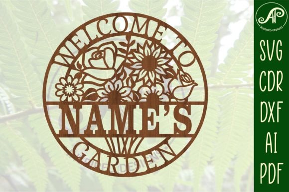 Integrating the Garden Bouquet Name Sign SVG Cut File into Your Customization Workflow