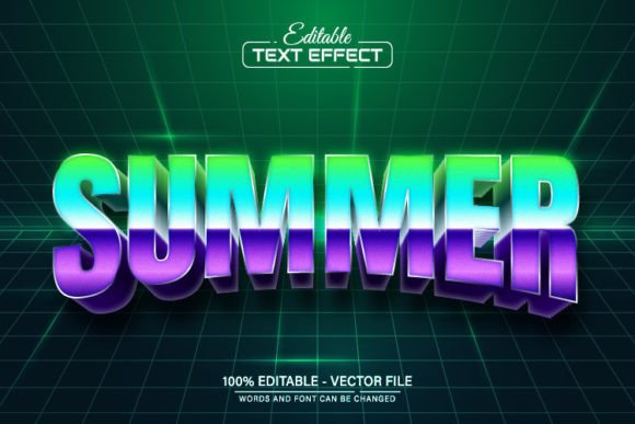 Mastering the Summer Retro Style Text Effect: A Practical Guide to Editable Vector Design