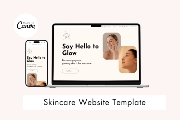 Modern Skincare Website Template Guide